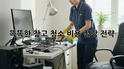 똑똑한 창고 청소 비용 절감 전략!